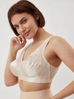 Бескостный бюстгальтер с Т-образной чашкой (Размер: 36DDD) (Цвет: черный)