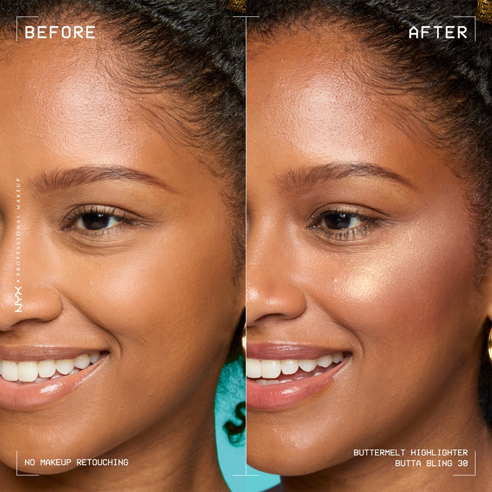 NYX Professional Makeup Buttermelt Highlighter - Розсветлитель оттенок butta bling 30, 5 g