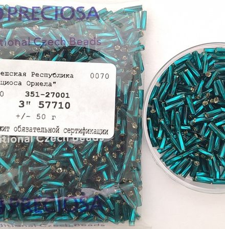 Preciosa стеклярус 57710 витой