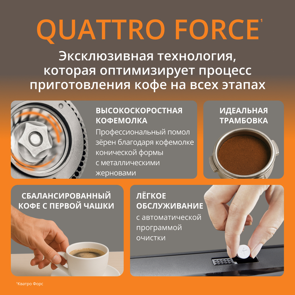 Автоматическая кофемашина KRUPS Sensation EA910810