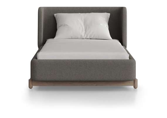 Кровать Basic спальное место 90*200 см (капучино, твид)