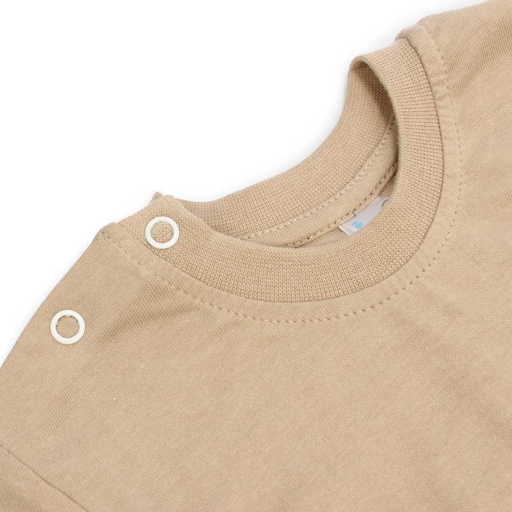 Лонгслив д/новорожд. M1109K-0/1 р.68-74 бежевый (Такро)