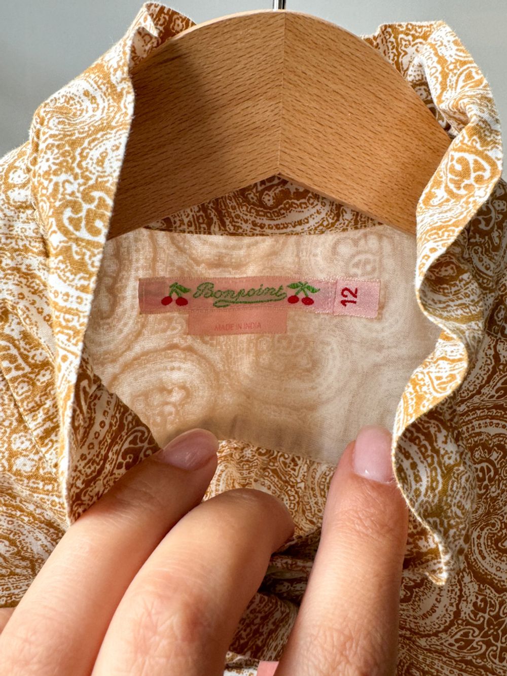 Хлопковая блуза Bonpoint , 152