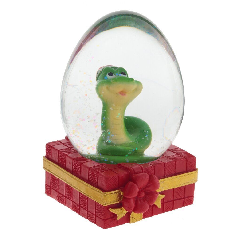 GAEM Фигурка декоративная в стекл шаре "Змея", D6.5 см, L6 W6,5 H10 см, 4в.