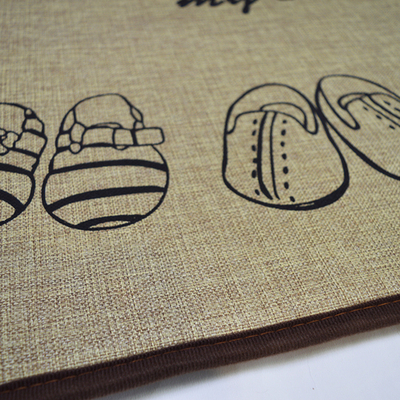 Коврик интерьерный 50*80см "Welcome", гладкий ворс, полиэстер