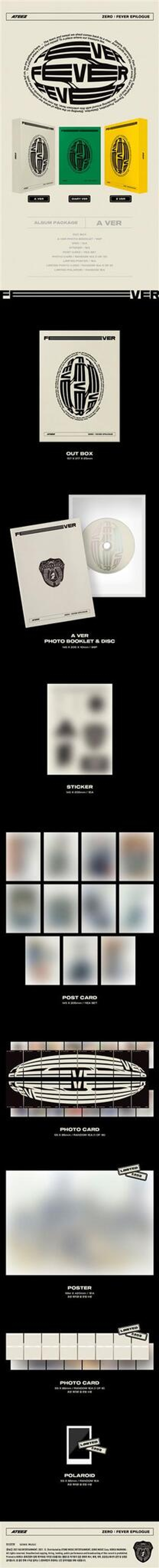 Альбом ATEEZ  - ZERO : FEVER EPILOGUE