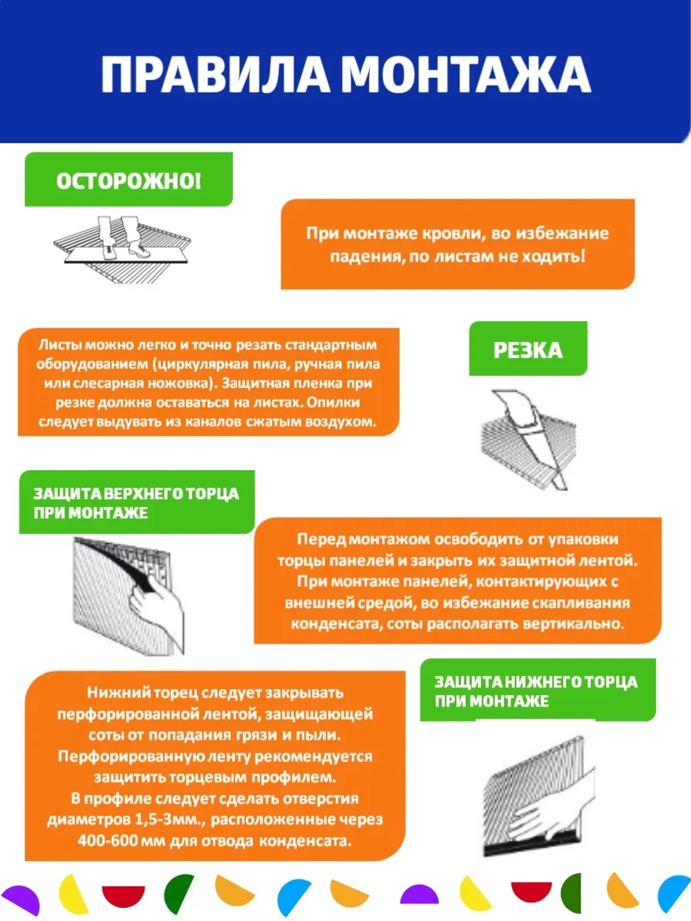 4 мм молочный сотовый поликарбонат, длина 12 метров