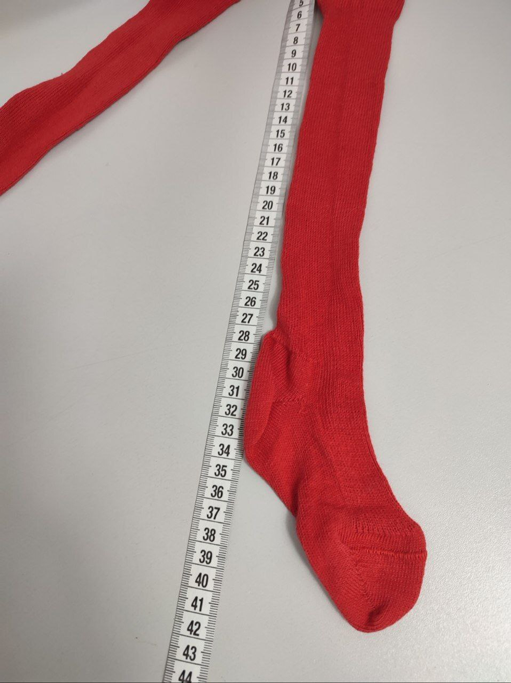 Колготки красные комплект из 2-х пар на 1-2 года, новые