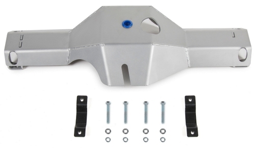 Защита дифференциала заднего моста Rival для Toyota Hilux VIII (V - 2.4D; 2.8D) 4WD 2015-2018/Toyota Hilux VIII рестайлинг (V - 2.8D) 4WD 2018-2020 2020-н.в., алюминий 6 мм, с крепежом, 2333.9527.1.6