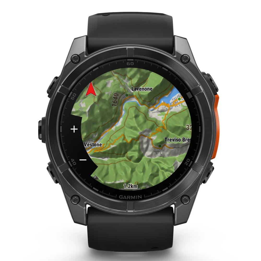 Смарт-часы Garmin Fenix 8 Amoled 51 мм Slate Grey with Black Silicone Band, 010-02905-00