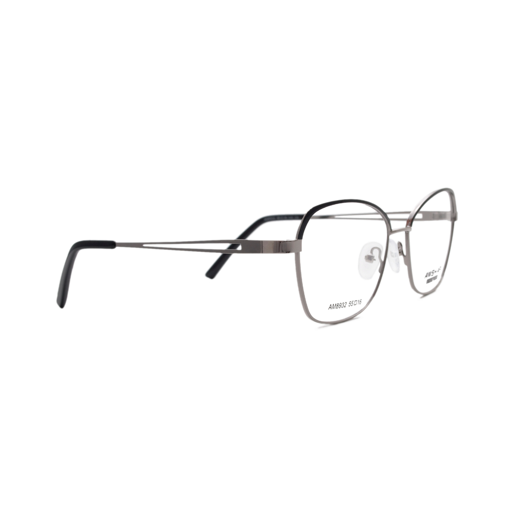 Оправа бабочка Amshar AM8932 C6 черный/серебро (Китай)
