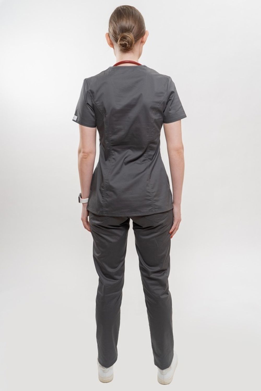 Медицинский топ Доктор Чехов арт. 5140 Wine Pewter