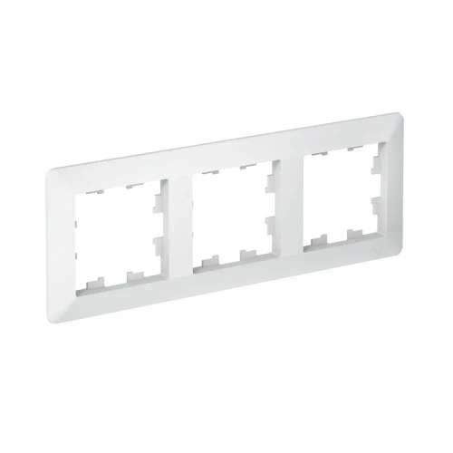 ATLASDESIGN AIR 3-постовая РАМКА, ЛОТОС/дымчатый белый