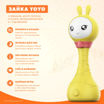 Интерактивная обучающая музыкальная игрушка Умный зайка alilo R1+ Yoyo