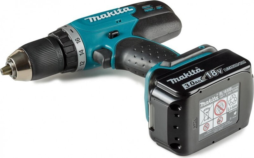 Аккумуляторная дрель-шуруповерт MAKITA DDF453RFE