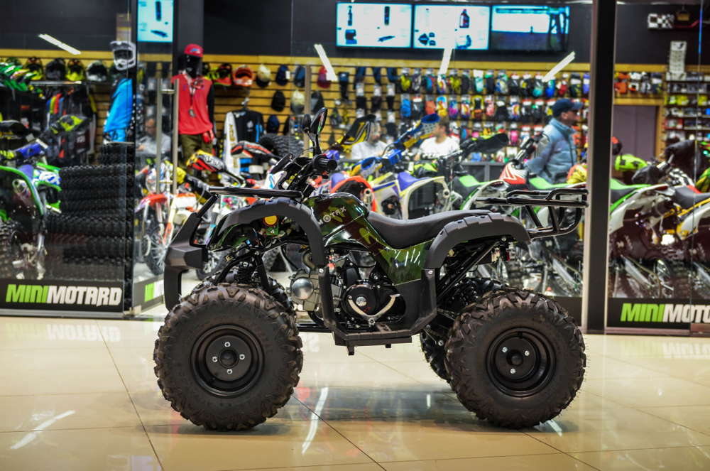 MOTAX ATV Grizlik Super Lux 50 (125) cc 4T Зеленый камуфляж