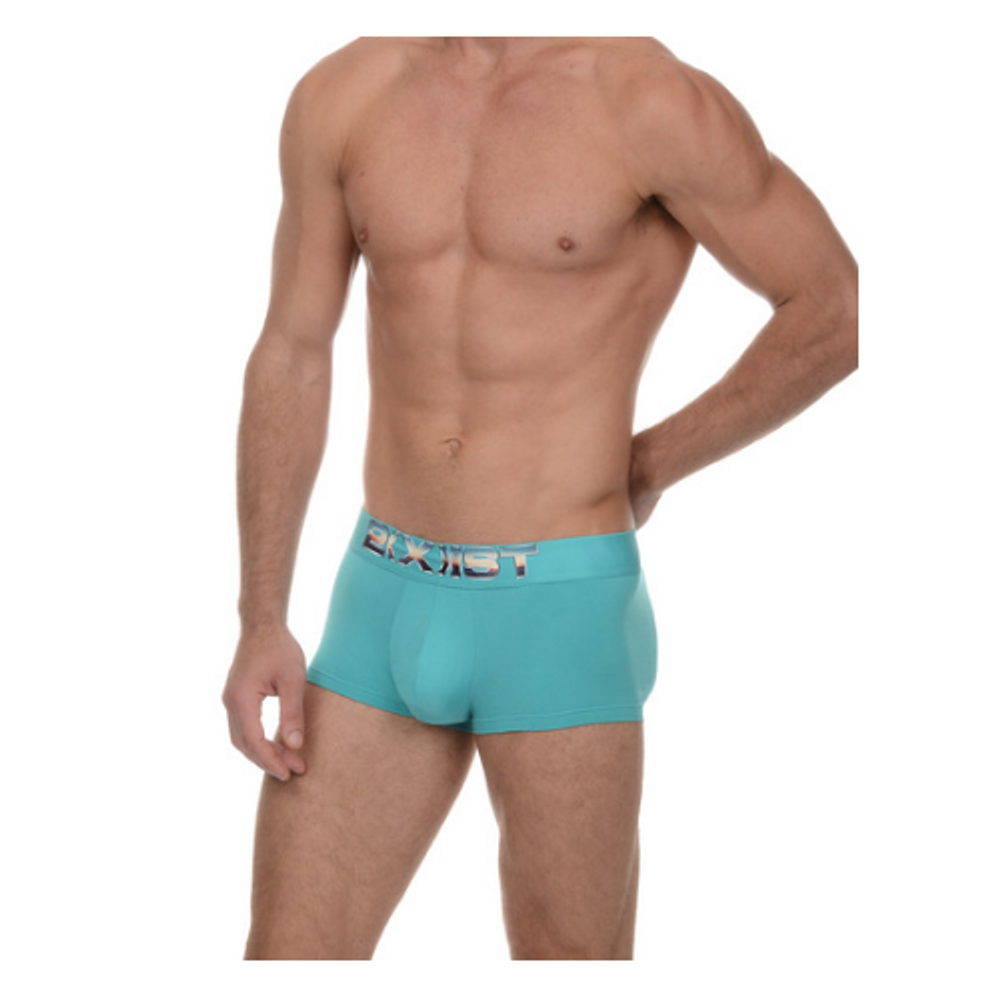 Мужские трусы Боксеры бирюзовые 2(x)ist Men&#39;s Electric No-Show Boxers Limited Edition Tourquoise