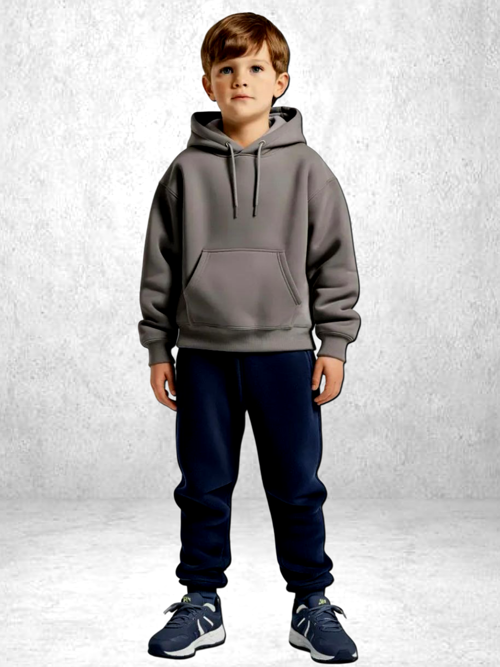 10048 Брюки детские с манжетами темно-синий (60-110/116)