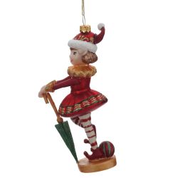 GAEM Украшение новогоднее "Девочка-эльф", L7,5 W5,5 H15,5 см