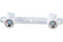 Колено комбинированное под смеситель PPR внутр. р. 20х1/2, белый, РТП (10701) комплект