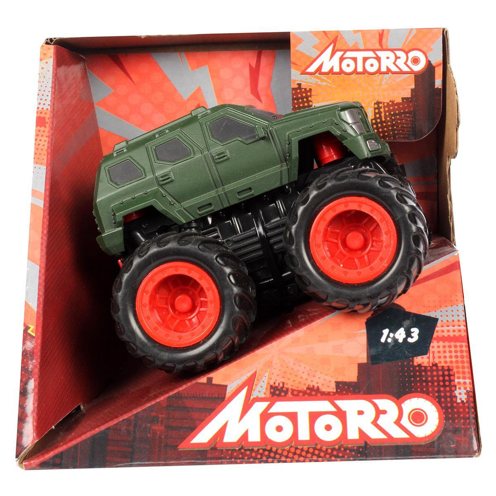 Машина ин. пласт. ТМ "Джип" цв. зеленый (Motorro)