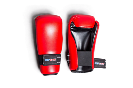 Перчатки ITF, GTF защитные ProfSport красные