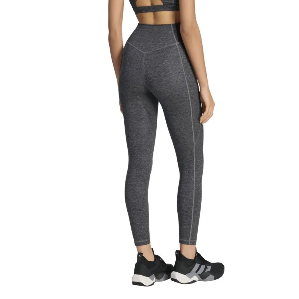 Женские леггинсы Adidas Optime Essentials Heather NFS - grey four melange