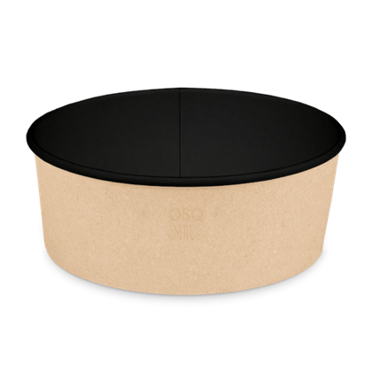 OSQ Упаковка Round Bowl ЧЕРНЫЙ 1300 БЕЗ КРЫШКИ (1/35/210)