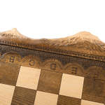 Шахматы + Нарды резные "Арарат" 60, Ohanyan ho31120