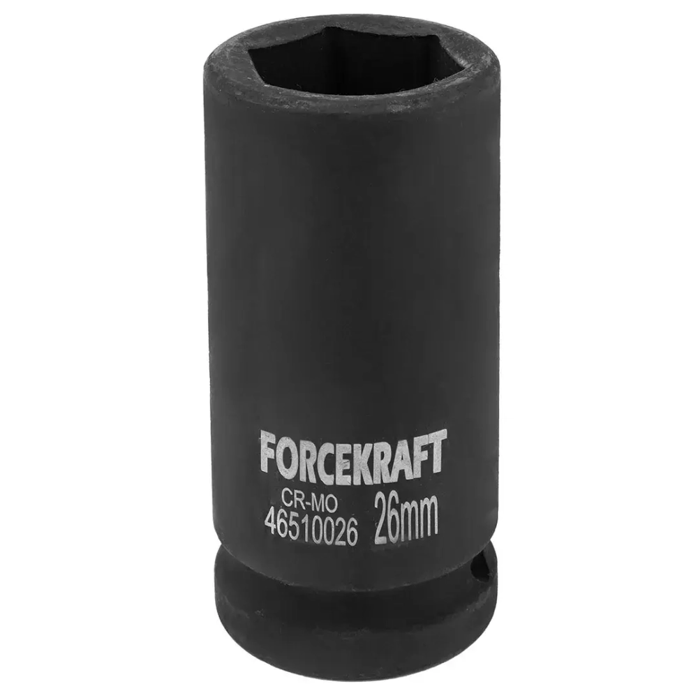 Головка ударная глубокая 3/4'', 26мм (6гр.) FORCEKRAFT FK-46510026