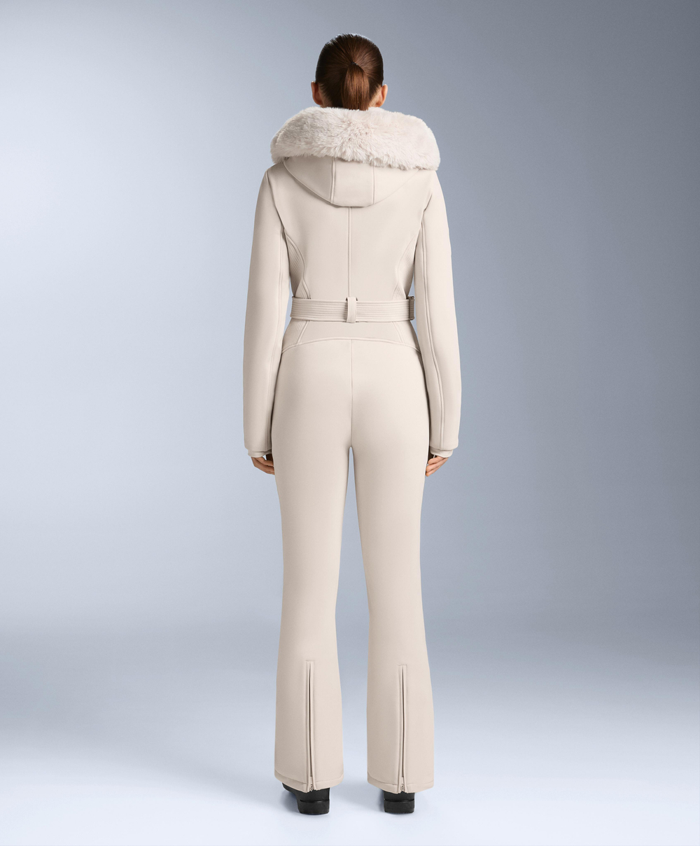 Oysho Водостойкий облегающий эластичный комбинезон SKI, норка