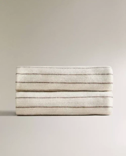 ZARA HOME ДЕТСКИЙ ПЛЕД ИЗ КАШЕМИРА, ЭКРЮ