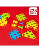 3D-мозаика «Ферма», с шуруповёртом, 6 картинок, 3+