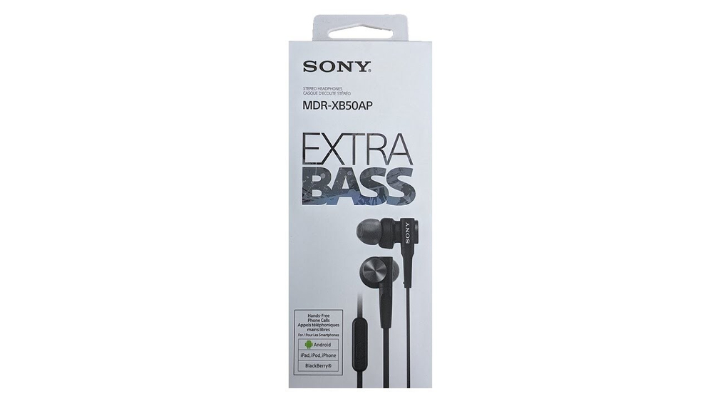 Наушники-вкладыши Sony MDR-XB50Ap