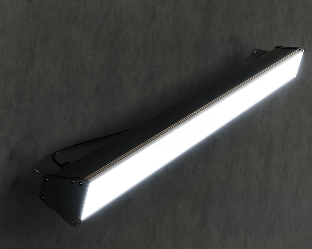 Светодиодный LED ДСП Proffline II 12-65 90Вт 5000К IP65 11745Лм 1198х83х160мм DARKLUM