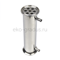 Дефлегматор кожухотрубный 200 мм, кламп 2 дюйма