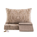 Комплект постельного белья Делюкс Сатин 100% хлопок на резинке LR631