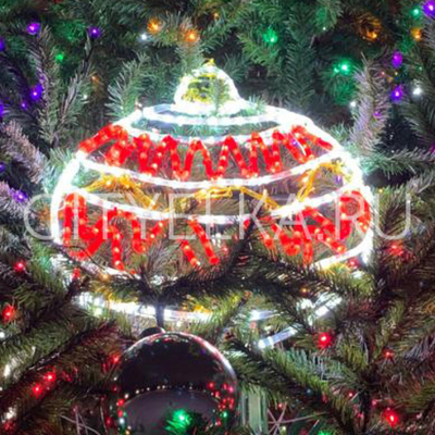 Светодиодная игрушка из дюралайта "Шар"