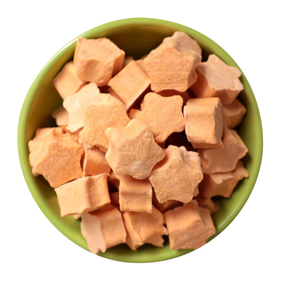 Лакомство Ranova для кошек сублимированное Звёздочка для зубов с курицей и морковью, 6 г