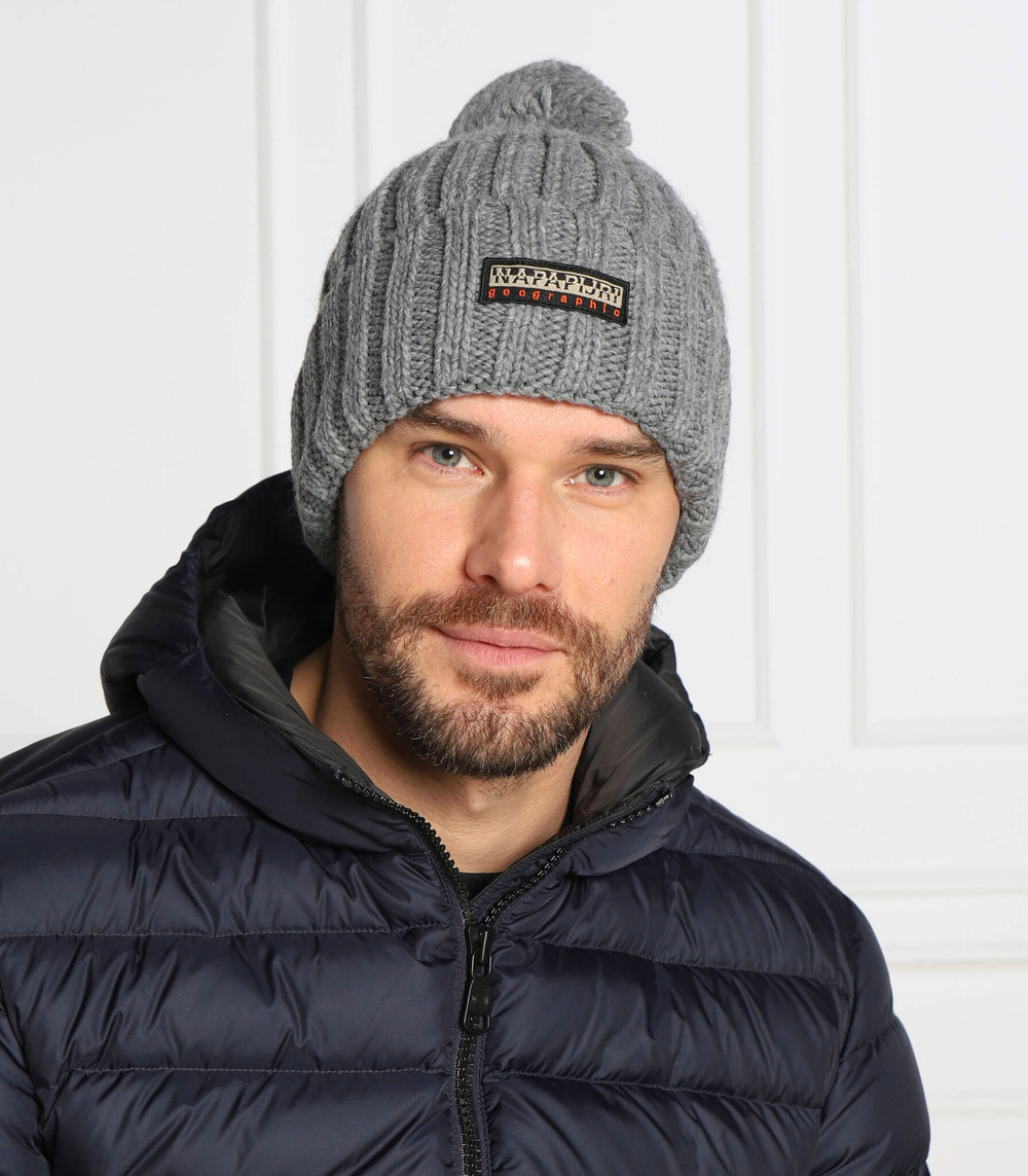 шапка fea 2 Napapijri - серый(NP0A4GKA)