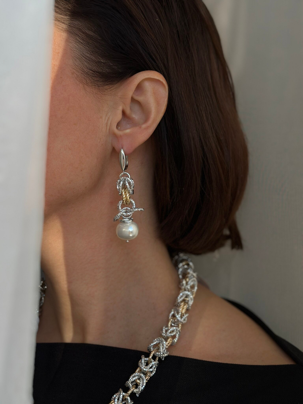 HMG 1131 Sg Майорка Серьги Византия арт.0790