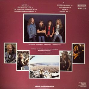 Metallica / Master Of Puppets (LP)