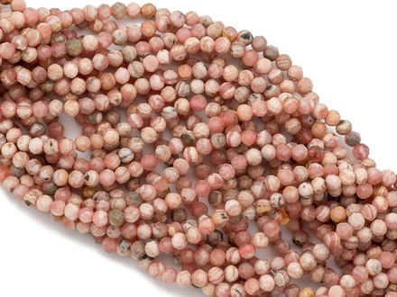 Нить бусин из родохрозита 3,5мм