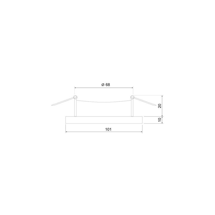 Встраиваемый светильник Elektrostandard 124 MR16 белый/серебро a053357