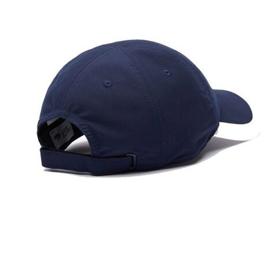 Теннисная кепка Lacoste Sport Contrast Border Lightweight Cap - navy blue/white