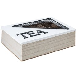 GAEM Шкатулка для чайных пакетиков, L24 W17 H8 см