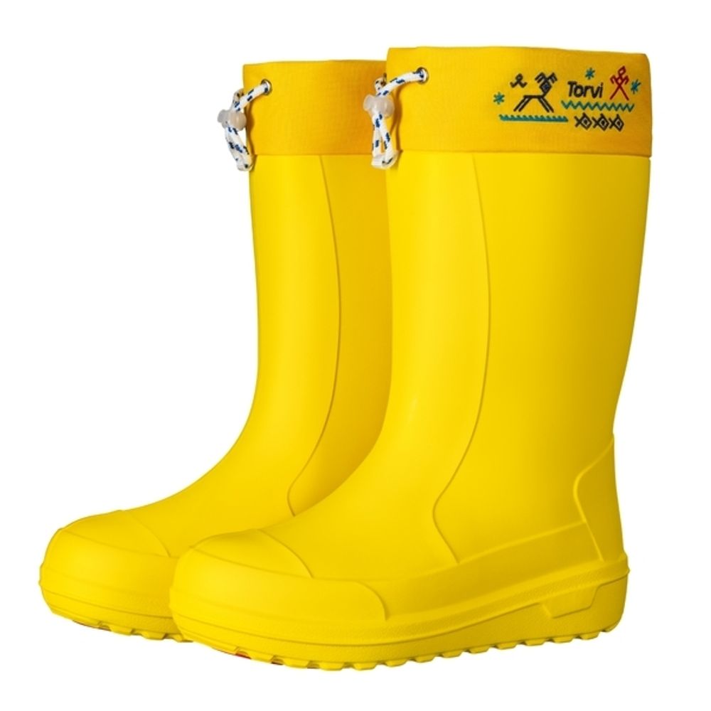 Сапоги женские зимние "Онега" TORVI желтые подошва ТЭП