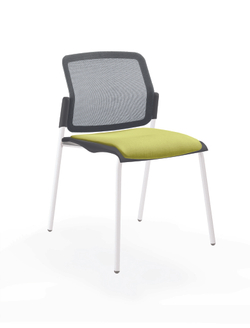 Movie стул со спинкой-сеткой и мягким сиденьем