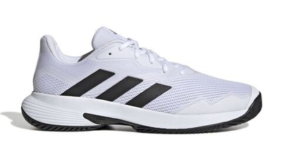 Мужские кроссовки теннисные Adidas CourtJam Control M - cloud white/core black/cloud white