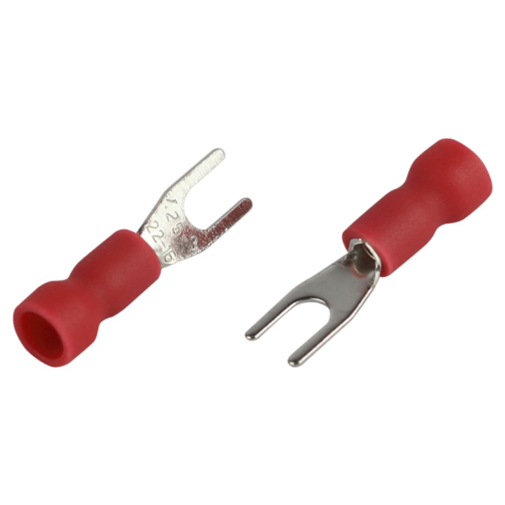 Наконечник вилочный ЭРА NO-225-119 НВИ 1.5-3 с изолированным фланцем (упаковка 50 шт.) | Наконечники слаботочные